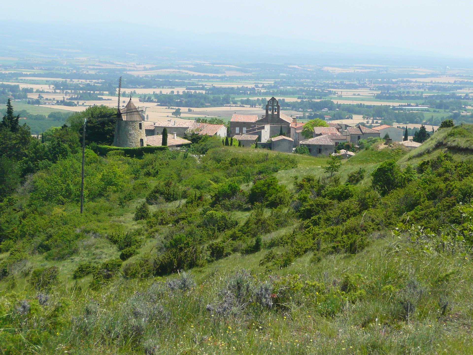 Mireval-Lauragais, donnant sur la plaine du... Lauragais